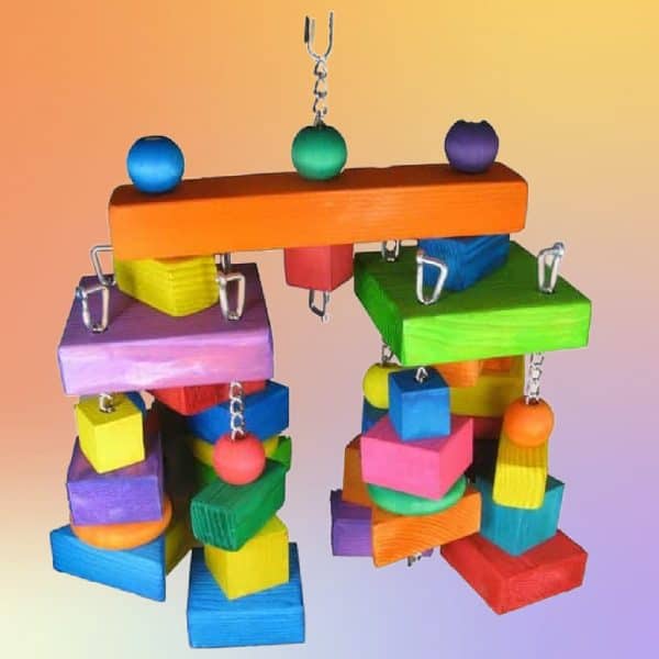 Really Large Bird Toy for Big Parrots 30072 - Double Trouble