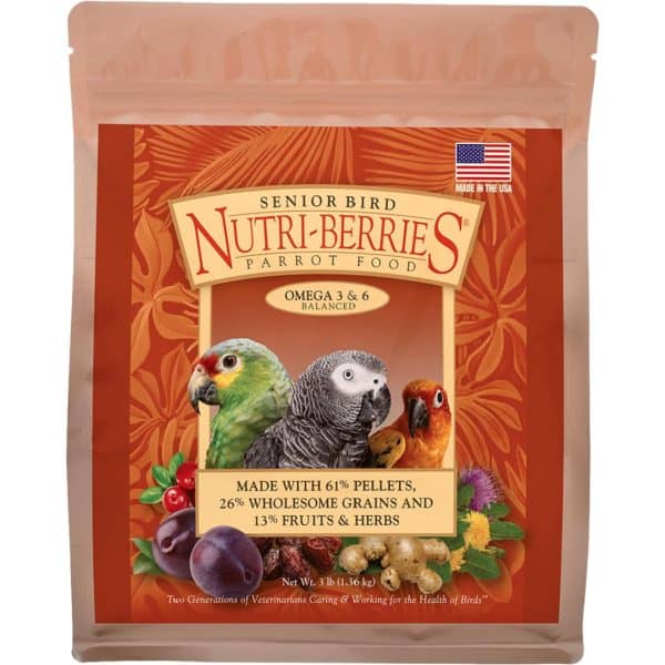 At What Age Should My Parrot Be Fed the Nutri Senior Berries?