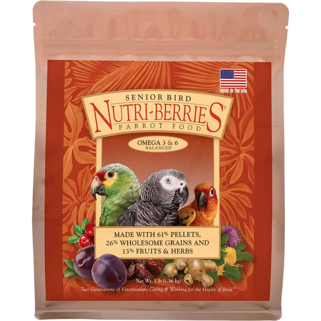 At What Age Should My Parrot Be Fed the Nutri Senior Berries?