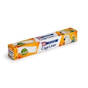 T3 Bird Cage Liner Paper by Prevue 18025 14-1/2″ Wide x 25′ Long