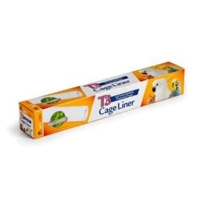 T3 Bird Cage Liner Paper by Prevue 18035 18″ Wide x 25′ Long