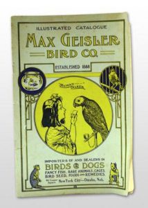 Max Geisler bird food catalog form the 19th century