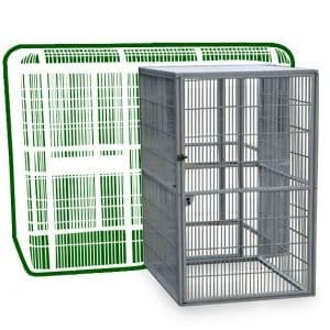 Walk In Indoor Aviary Side Door ONLY by AE for WI8662 Black