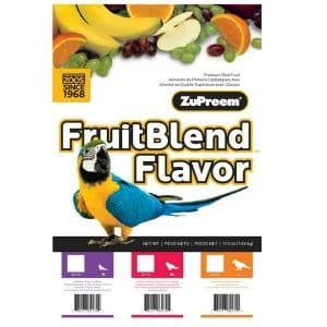 Zupreem Fruit Blend Cockatiel Avian Maintenance 17.5 lb (7.94 kg)